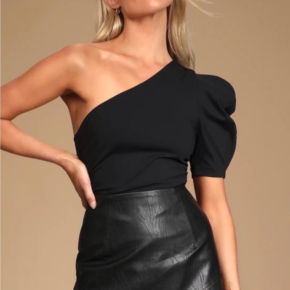 Free people somethin bout you one shoulder bodysuit